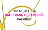 Bài 3 trang 13 Toán 12 tập 1 Cánh Diều